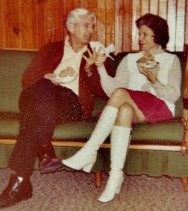 was celebrated in that little Elba Apartment with big bowls of ice cream. This is the last known photograph of her, taken only five months before she died, though, I have to say, she looked great for 50!