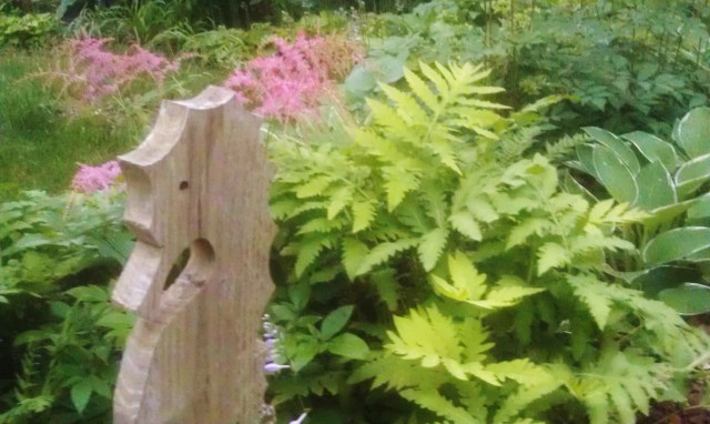 Detail of my self-designed and homemade sea horse. We are at the beach, after all!