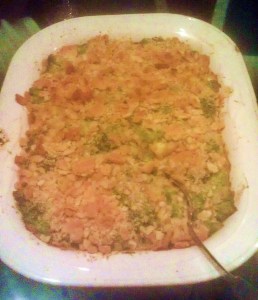 Finished Green Bean Casserole a la George