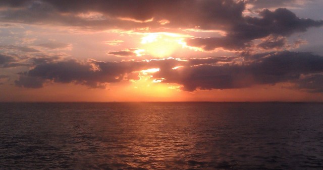 Sunrise or sunset? Fire Island Pines, NY
