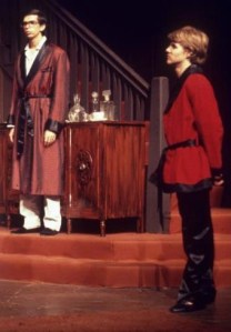 George on stage with Wren Rolinson, who also moved to New York with him, smoothing the way for me.